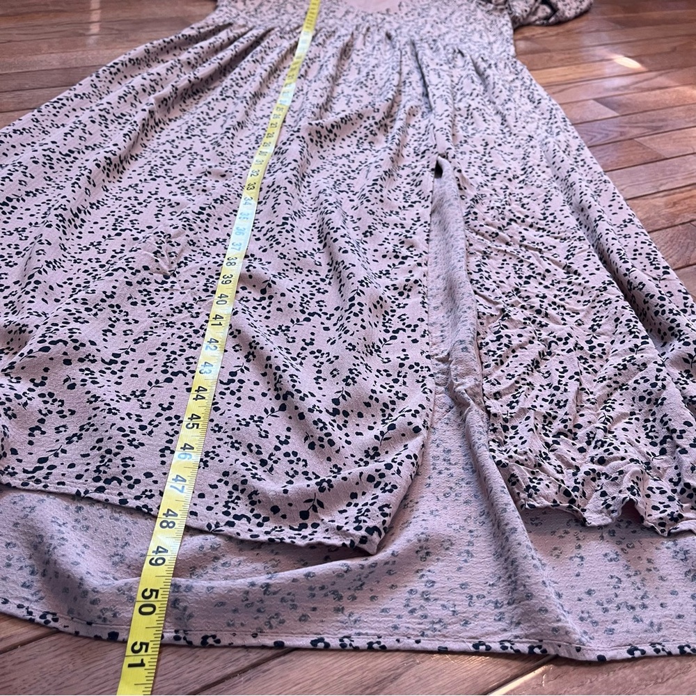 Saltwater LUXE Turner 3/4 Sleeve V-Neck Maxi Dress S Cottagecore Milkmaid Prarie - Picture 11 of 11